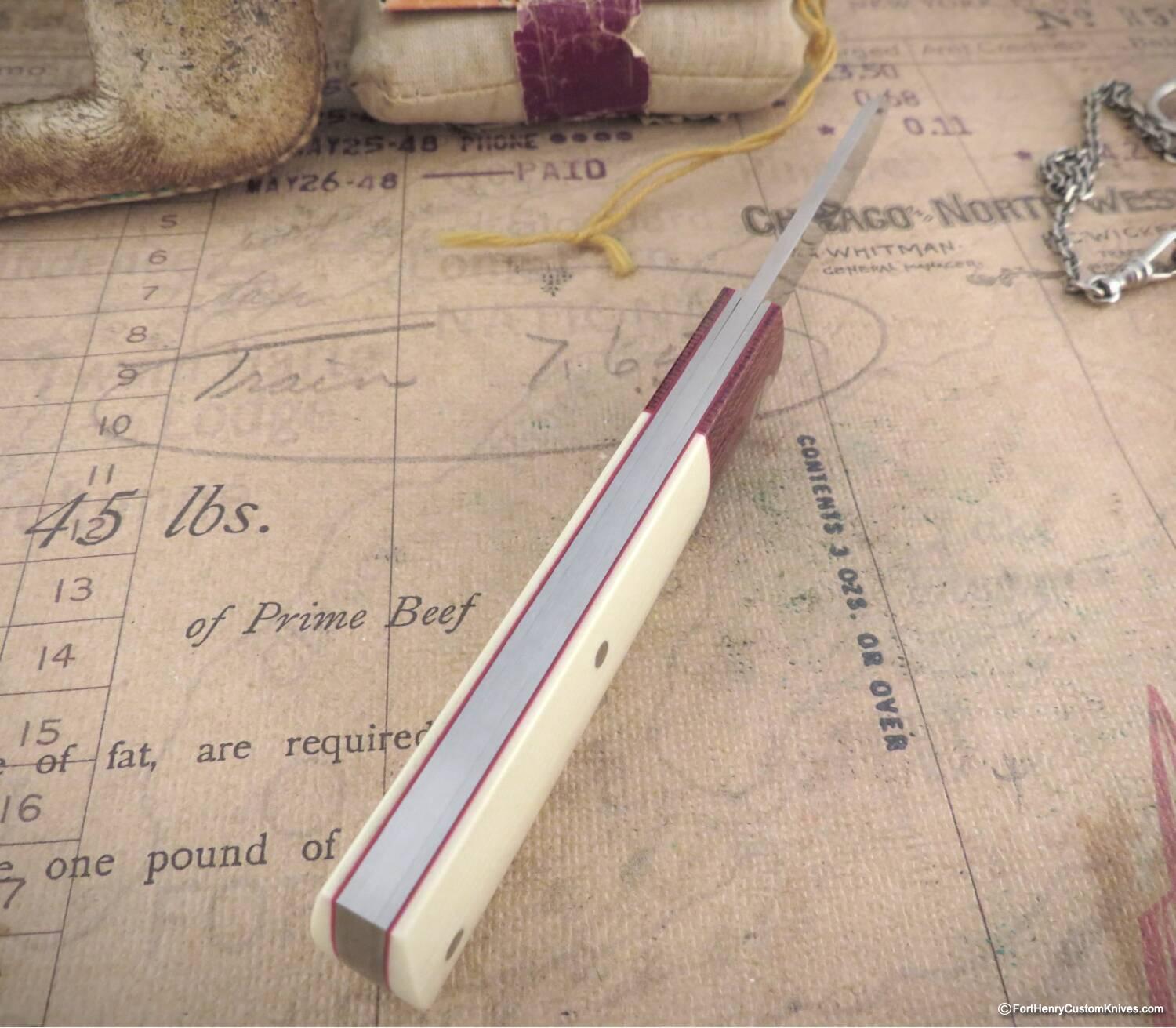 Willem Steenkamp - Custom Barlow - Slip Joint - XCut Micarta - Image 4