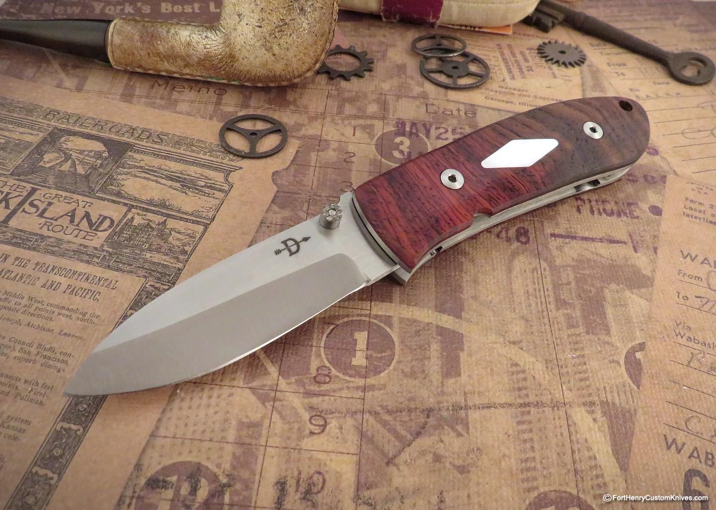 Bob Dozier - Folding Hunter - Cocobolo Burl