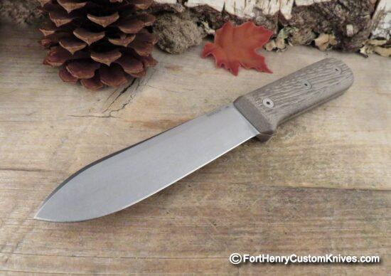 Nathan Carothers - Rare Kephart Bushcraft - Green Micarta - Steel Choice