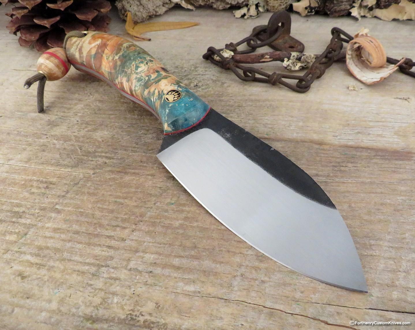 Trollsky Knives - Ghulbain - Stabilized Birch - Image 5