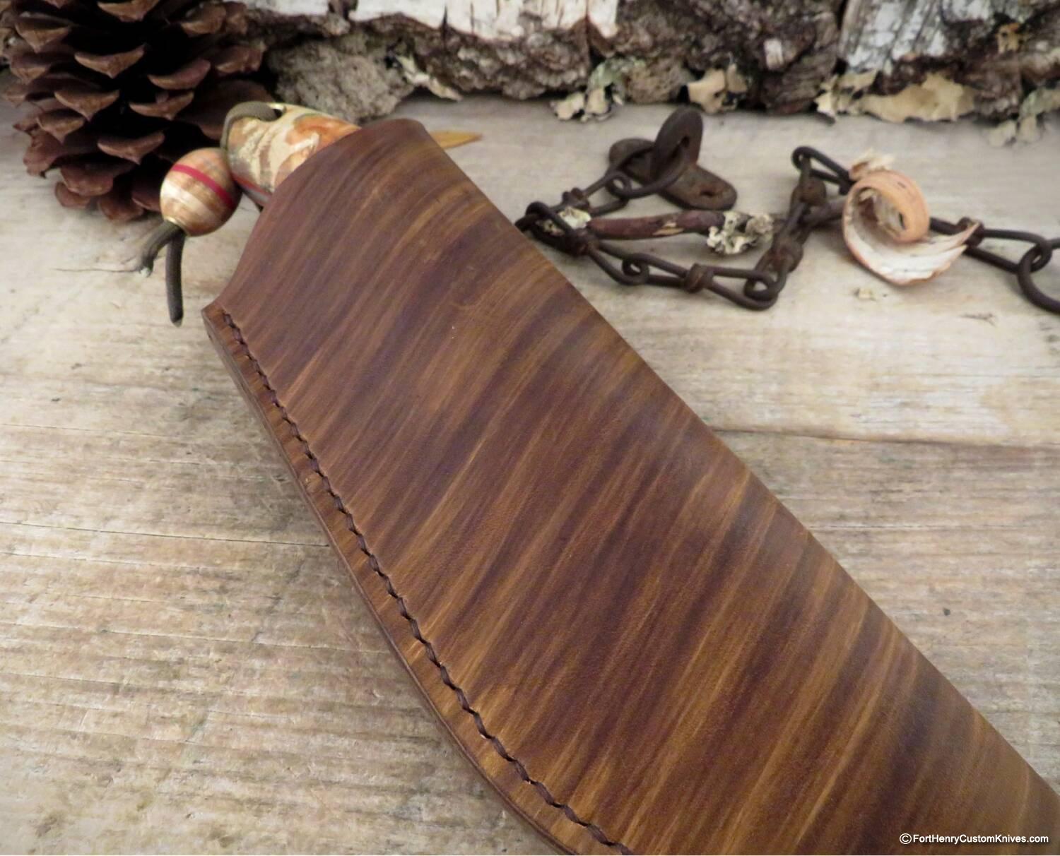 Trollsky Knives - Ghulbain - Stabilized Birch - Image 6