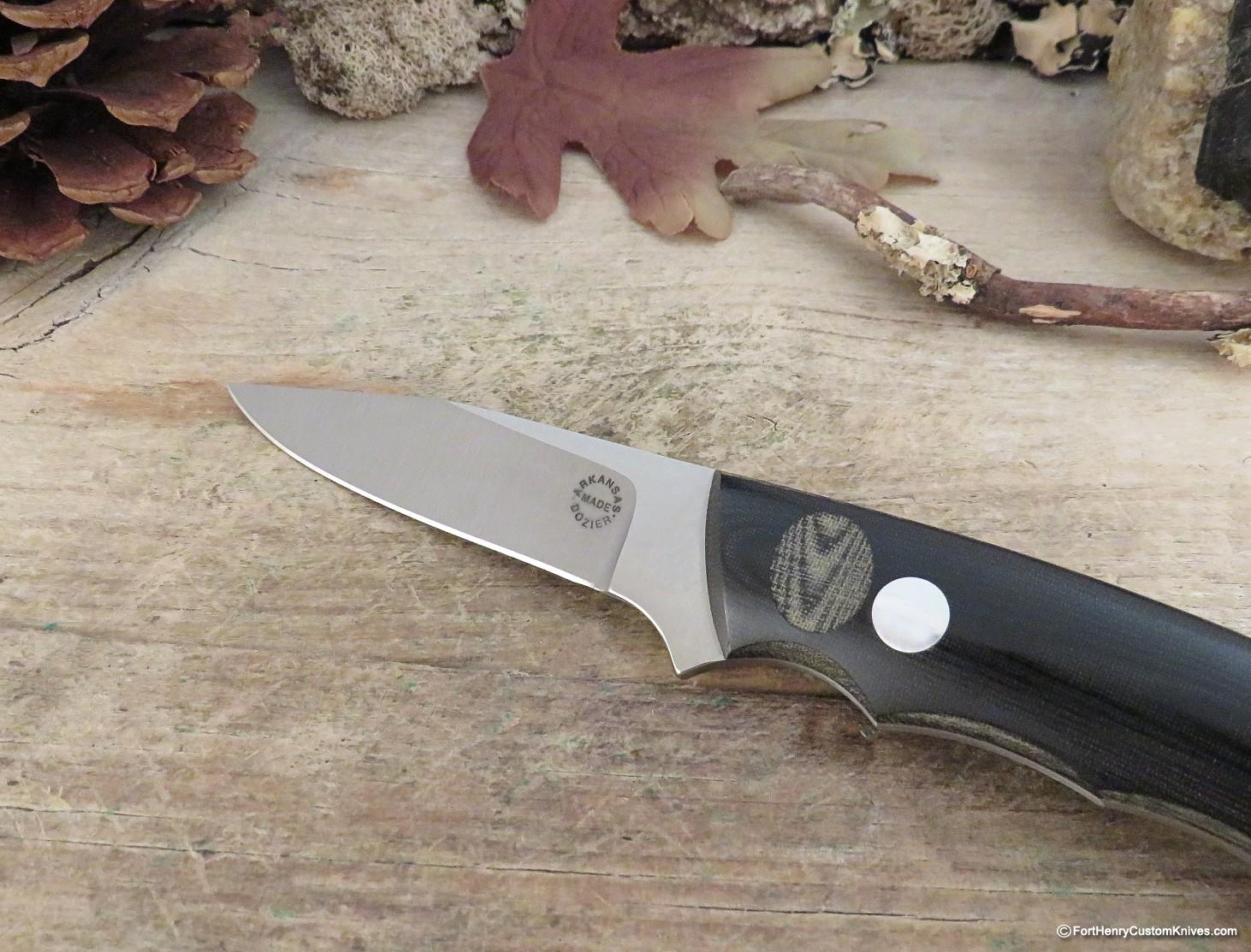Bob Dozier - Vintage Custom Whittler - Black Micarta - Image 2