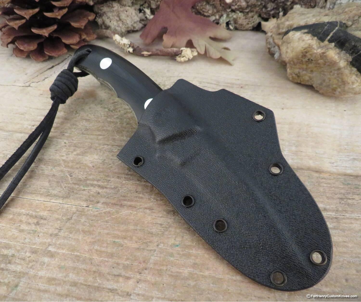 Bob Dozier - Vintage Custom Whittler - Black Micarta - Image 5