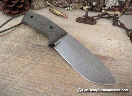 LKW Knives - Custom Crusher - Hunter / Survival - OD Green - Image 5