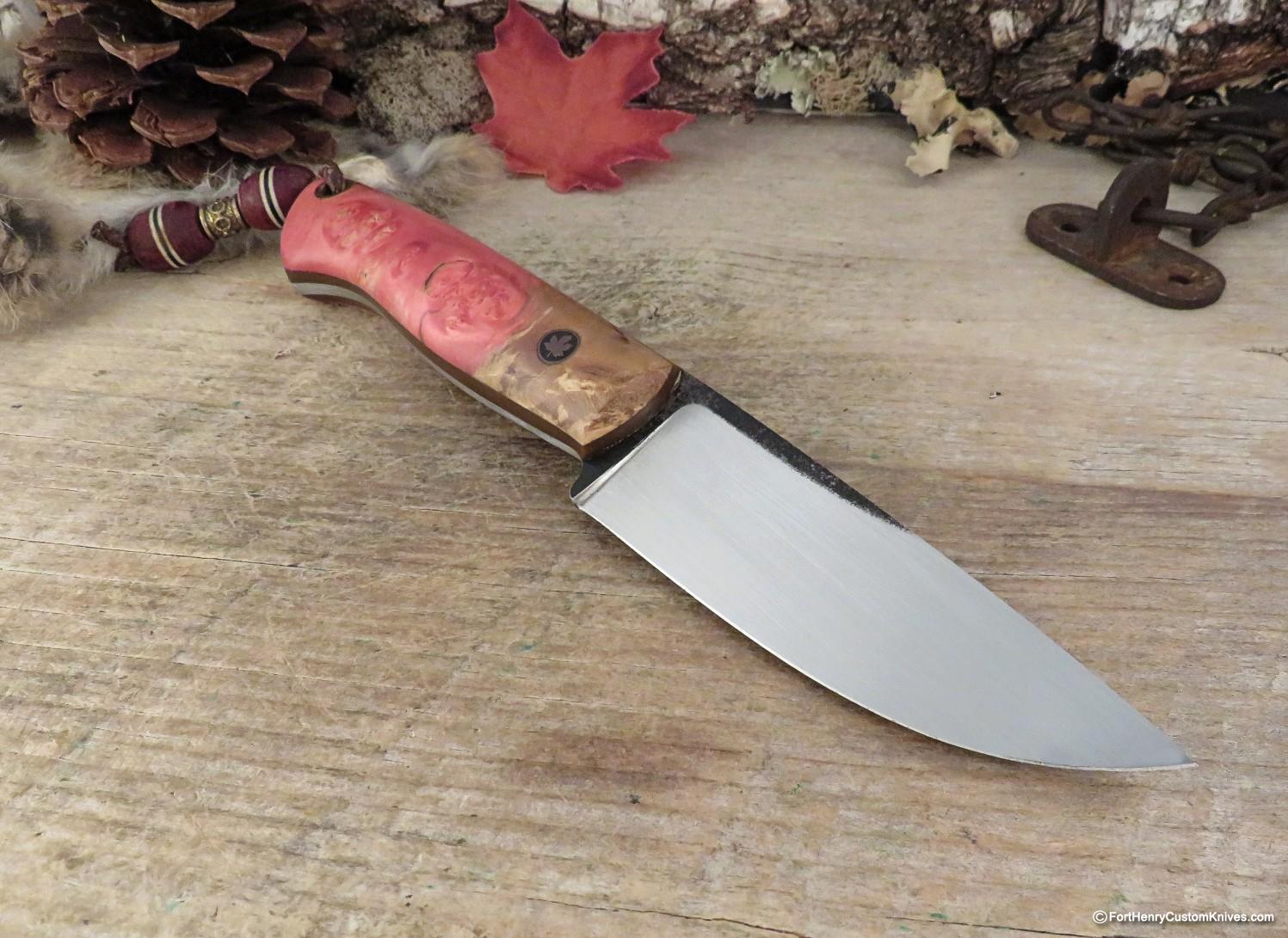 Trollsky Knives - Custom Wanderer - Stabilized Birch - Image 5
