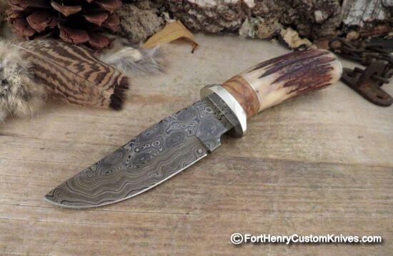 Herb Derr - Cascade Clip Point - Sambar Stag