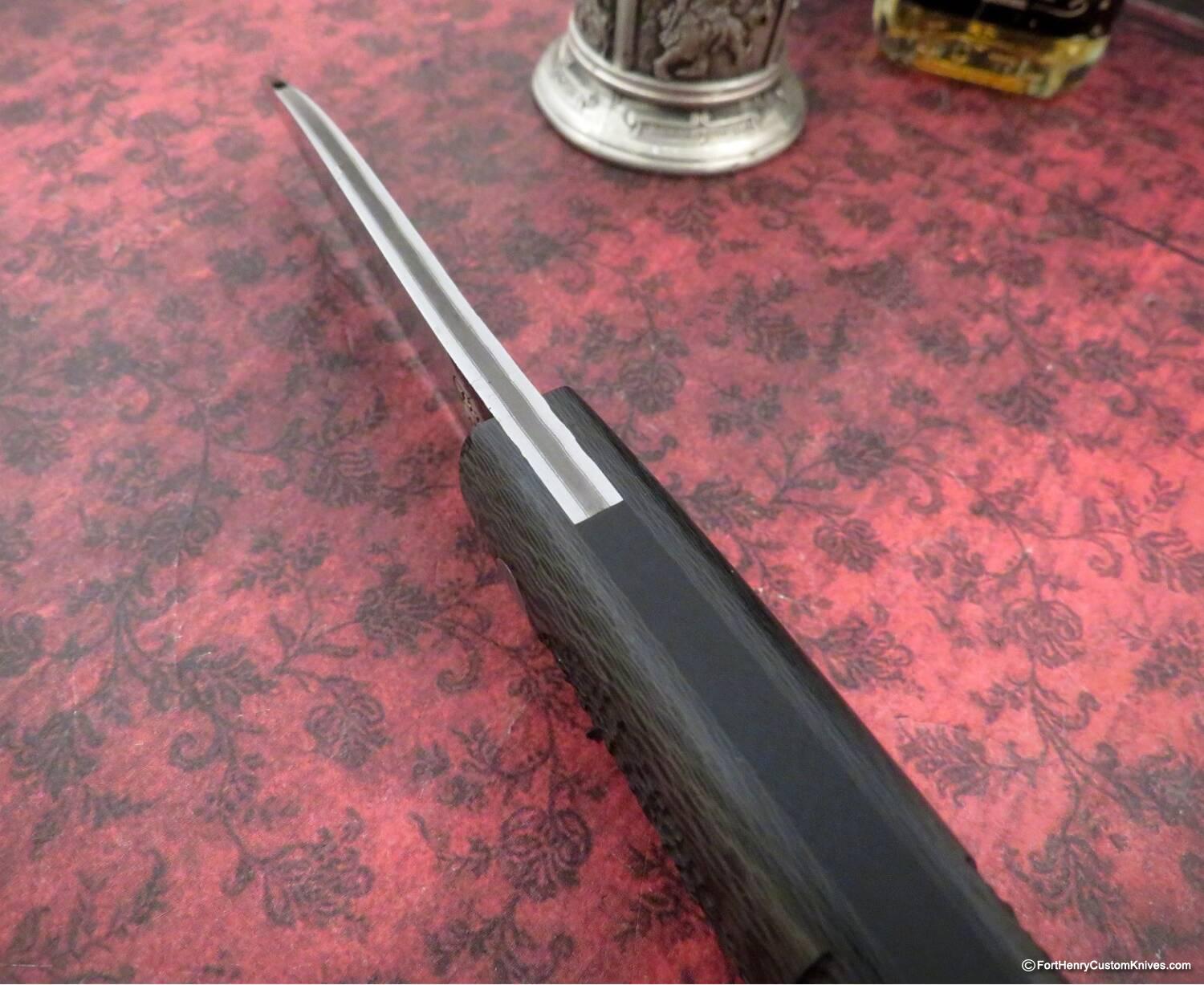 Mariano Yannoni - Custom Wharnie - Forged San Mai - Carbon Fiber - Image 3