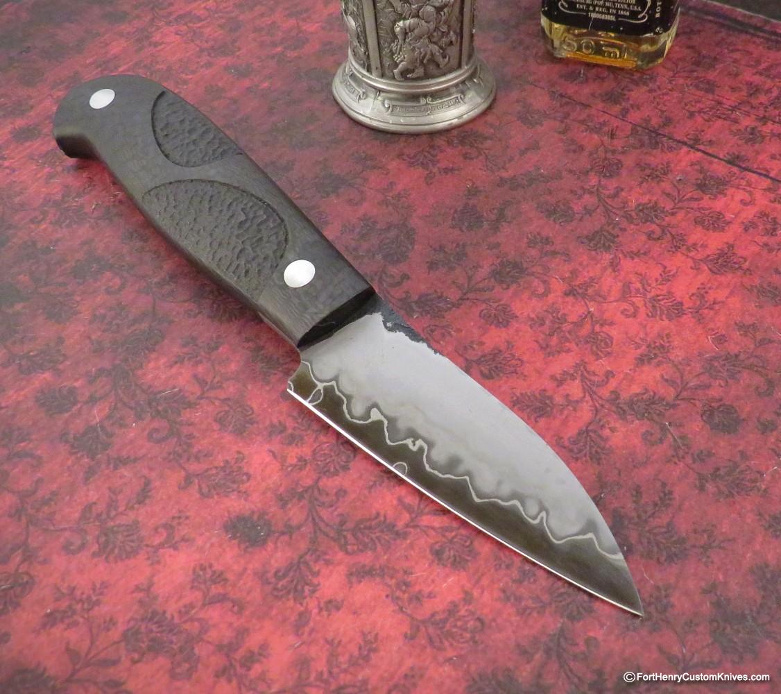 Mariano Yannoni - Custom Wharnie - Forged San Mai - Carbon Fiber - Image 4