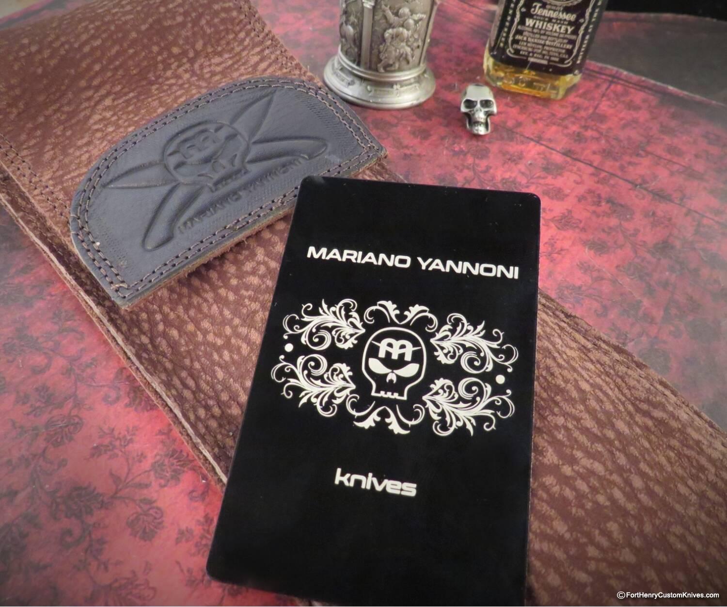 Mariano Yannoni - Custom Wharnie - Forged San Mai - Carbon Fiber - Image 8