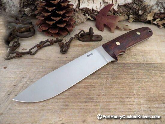Dan Crotts - Rare Camp Knife - Ironwood - A2 - Flat Ground