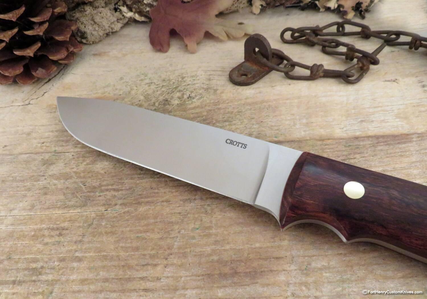 Dan Crotts - Rare Camp Knife - Ironwood - A2 - Flat Ground - Image 2