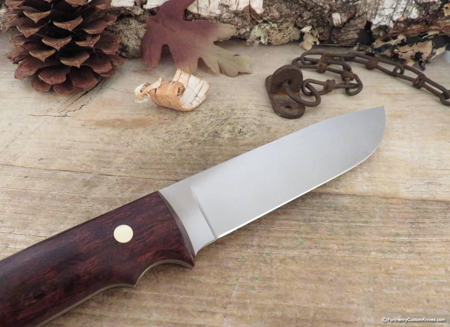 Dan Crotts - Rare Camp Knife - Ironwood - A2 - Flat Ground - Image 5