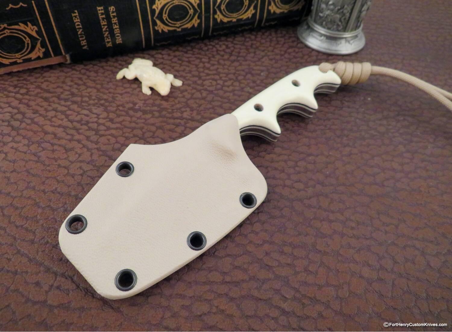 Alan Folts - EXCLUSIVE Custom Harpoon Minimalist - Ivory G-10 - Image 5