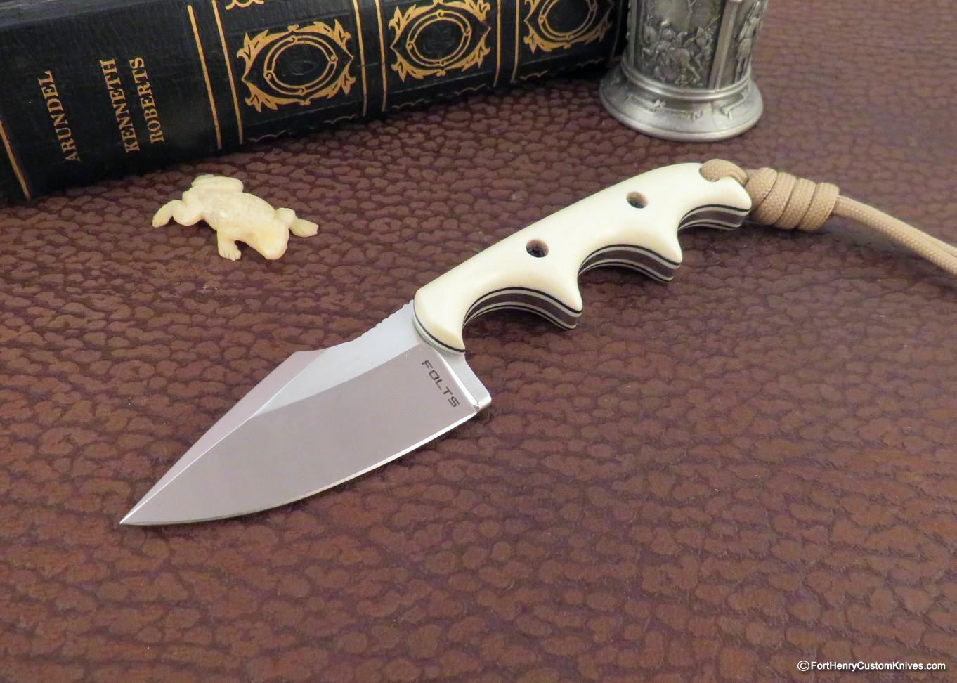 Alan Folts - EXCLUSIVE Custom Harpoon Minimalist - Ivory G-10