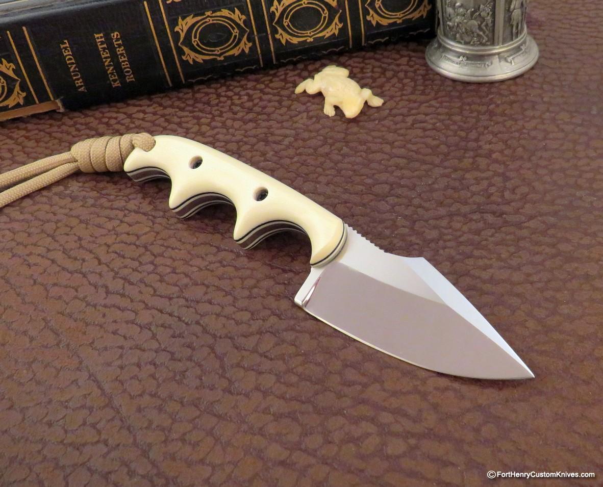 Alan Folts - EXCLUSIVE Custom Harpoon Minimalist - Ivory G-10 - Image 2