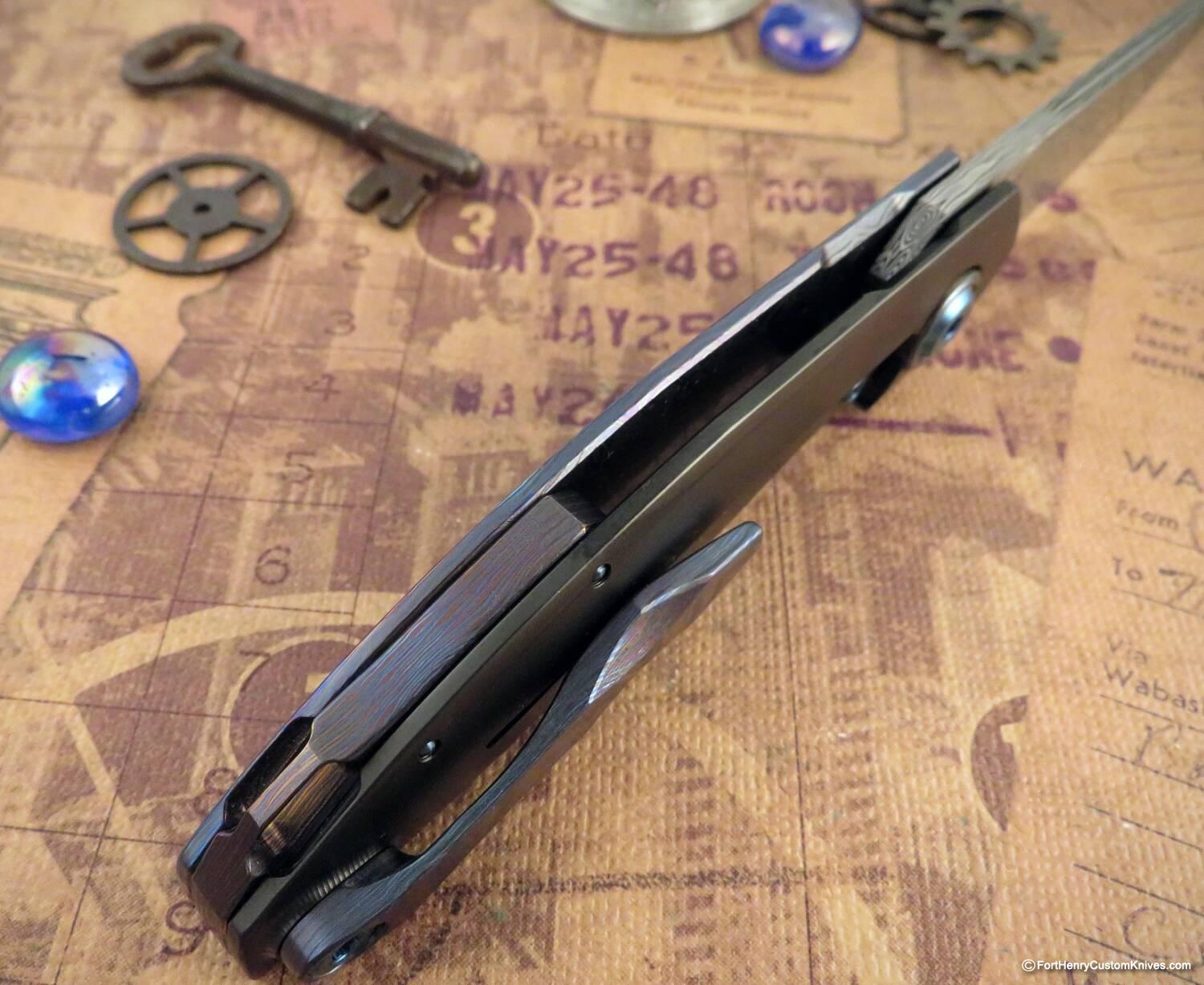 Jens Anso - Presentation Orso Flipper - Black Timascus - Image 3