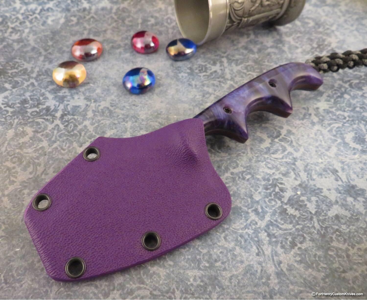 Alan Folts - Rare Hand Carved - Titanium Harpoon Minimalist - Anubis - Image 4