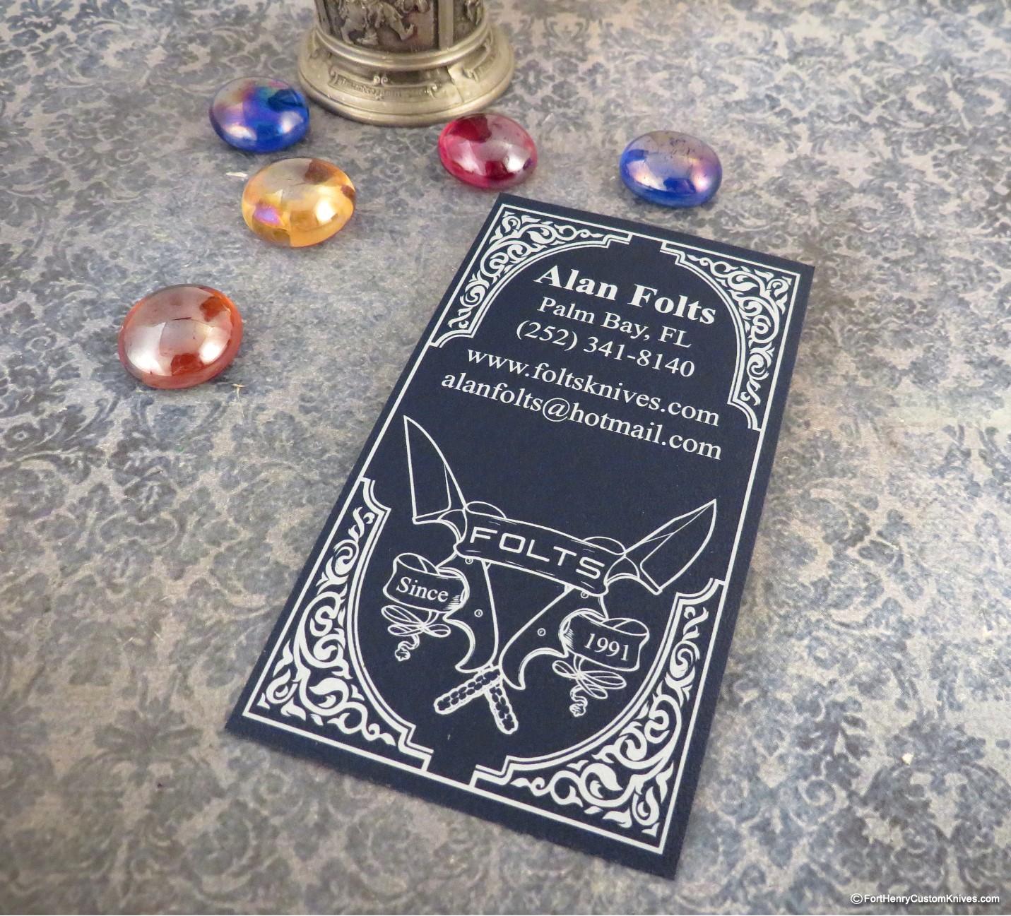 Alan Folts - Rare Hand Carved - Titanium Harpoon Minimalist - Anubis - Image 6