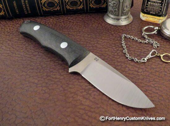 Dan Crotts - Custom Drop Point - Carbon Fiber