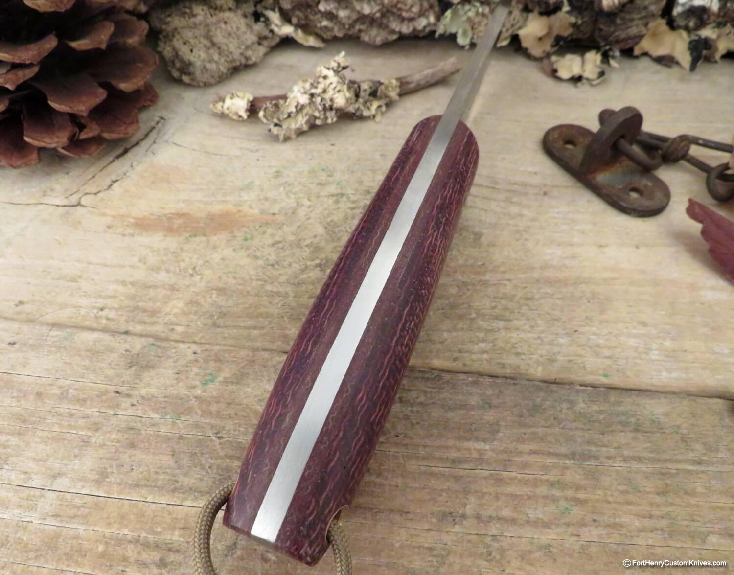 Trollsky Knives - Custom Wanderer - Burlap Micarta - Image 3