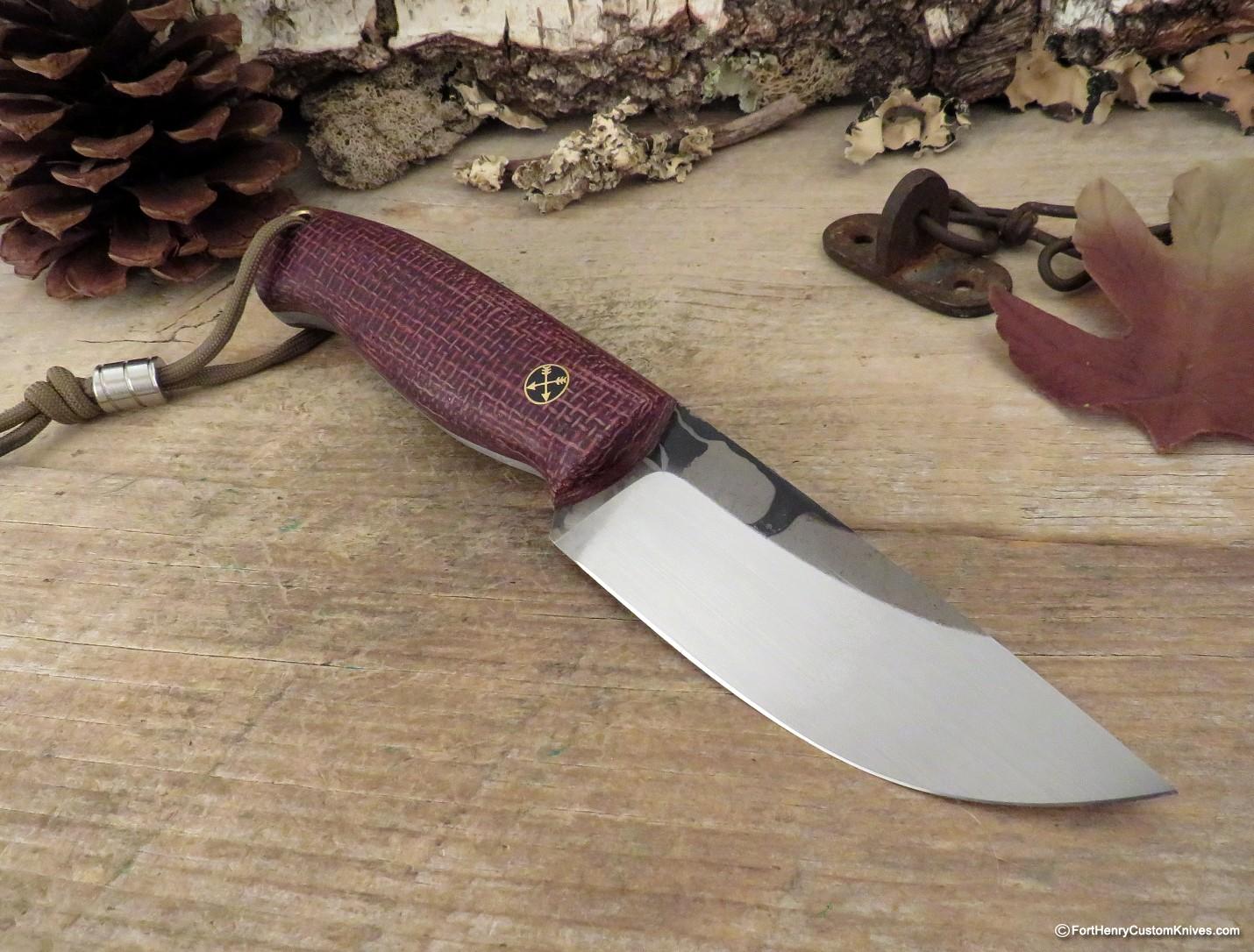 Trollsky Knives - Custom Wanderer - Burlap Micarta - Image 5