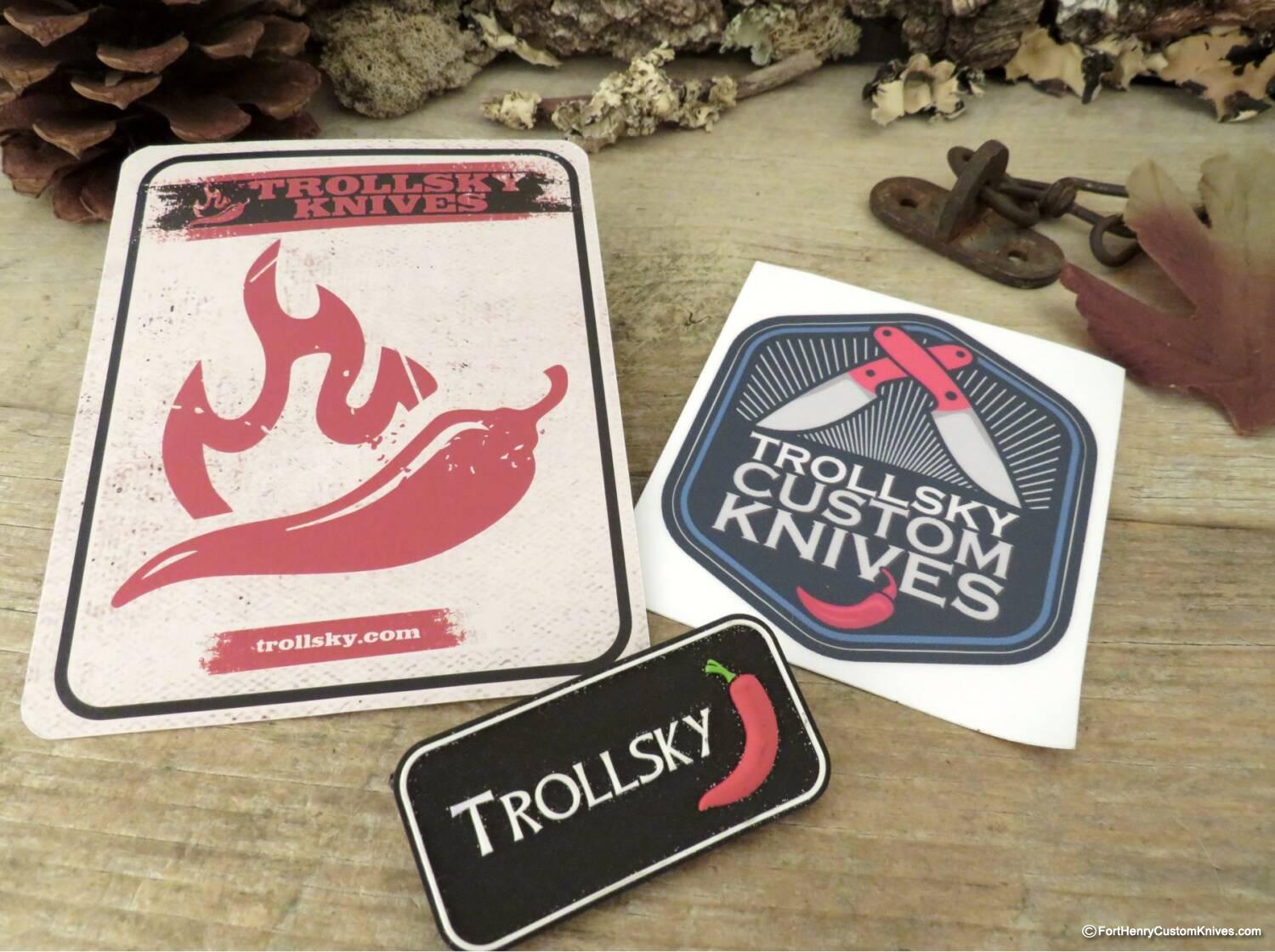 Trollsky Knives - Custom Wanderer - Burlap Micarta - Image 7