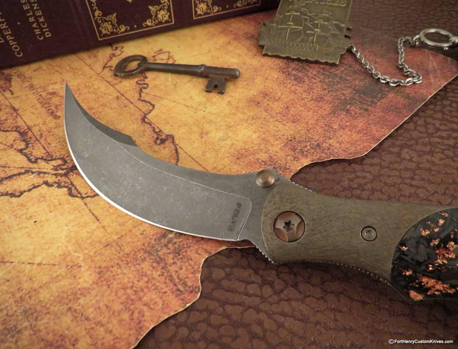 Alan Folts - Rare Ritual - Persian Style Elmax Blade - Copper Shred - Image 2