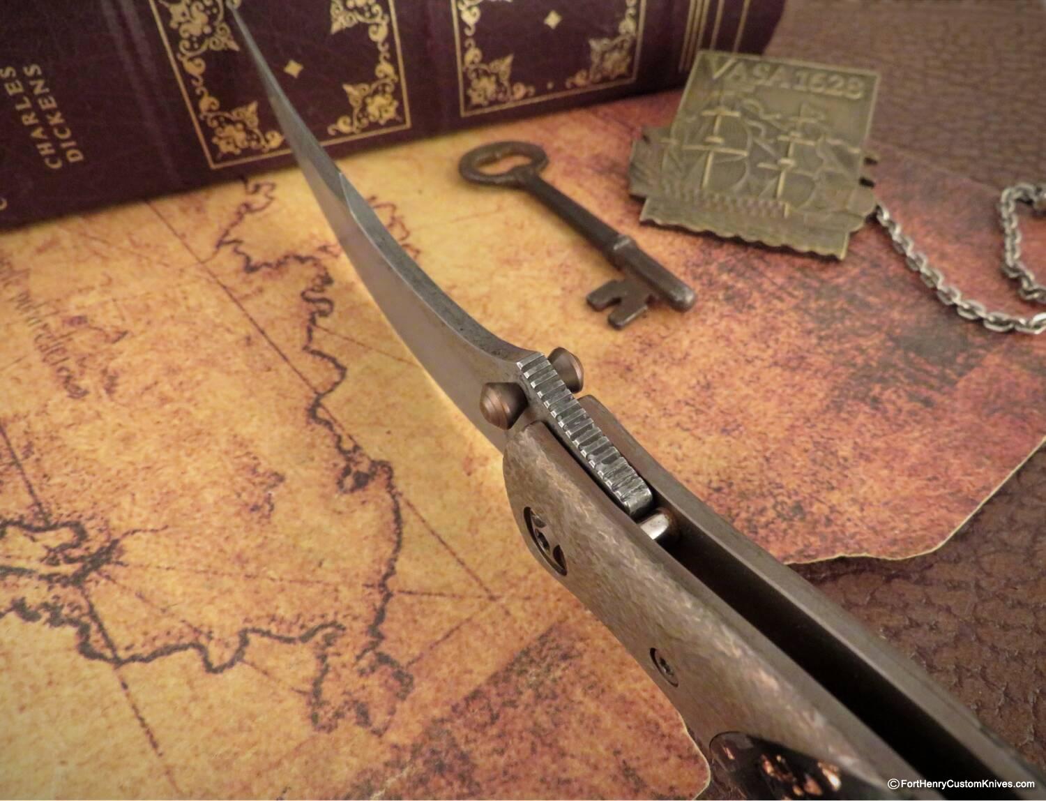 Alan Folts - Rare Ritual - Persian Style Elmax Blade - Copper Shred - Image 3