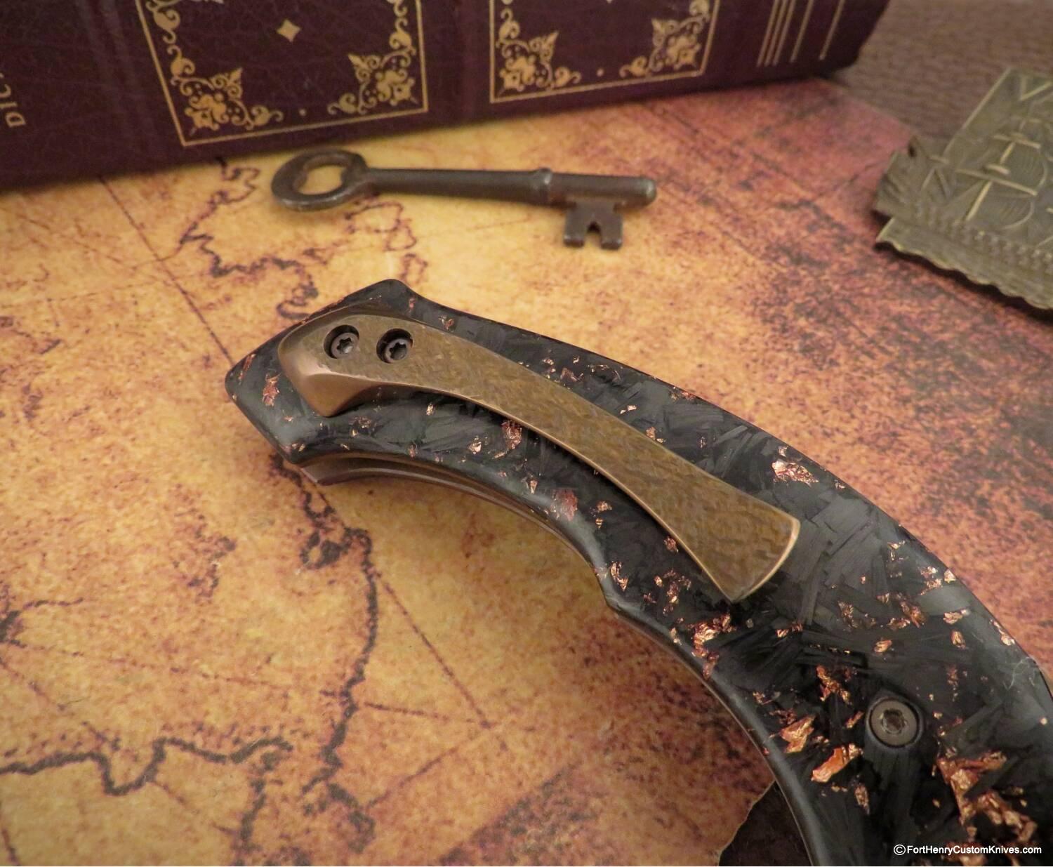 Alan Folts - Rare Ritual - Persian Style Elmax Blade - Copper Shred - Image 5