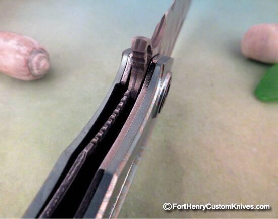 Dew Hara - Custom NOAH Tanto Flipper - Abalone Inlay - Image 5