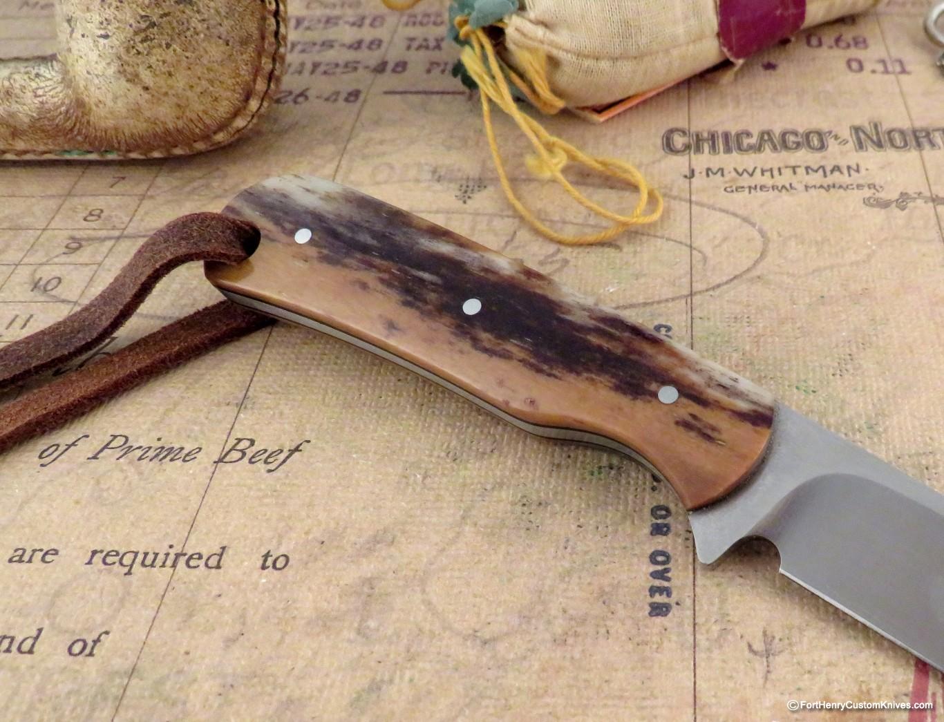 C. W. Fuller - Pocket Pal - Spear Point - Giraffe Bone - Image 4