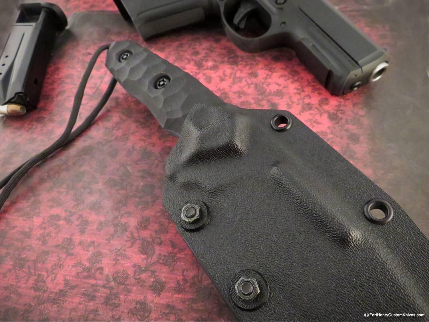 Piotr Gosciniak / PG Knives - Custom Cayman - Elmax - Black G-10 - Image 6