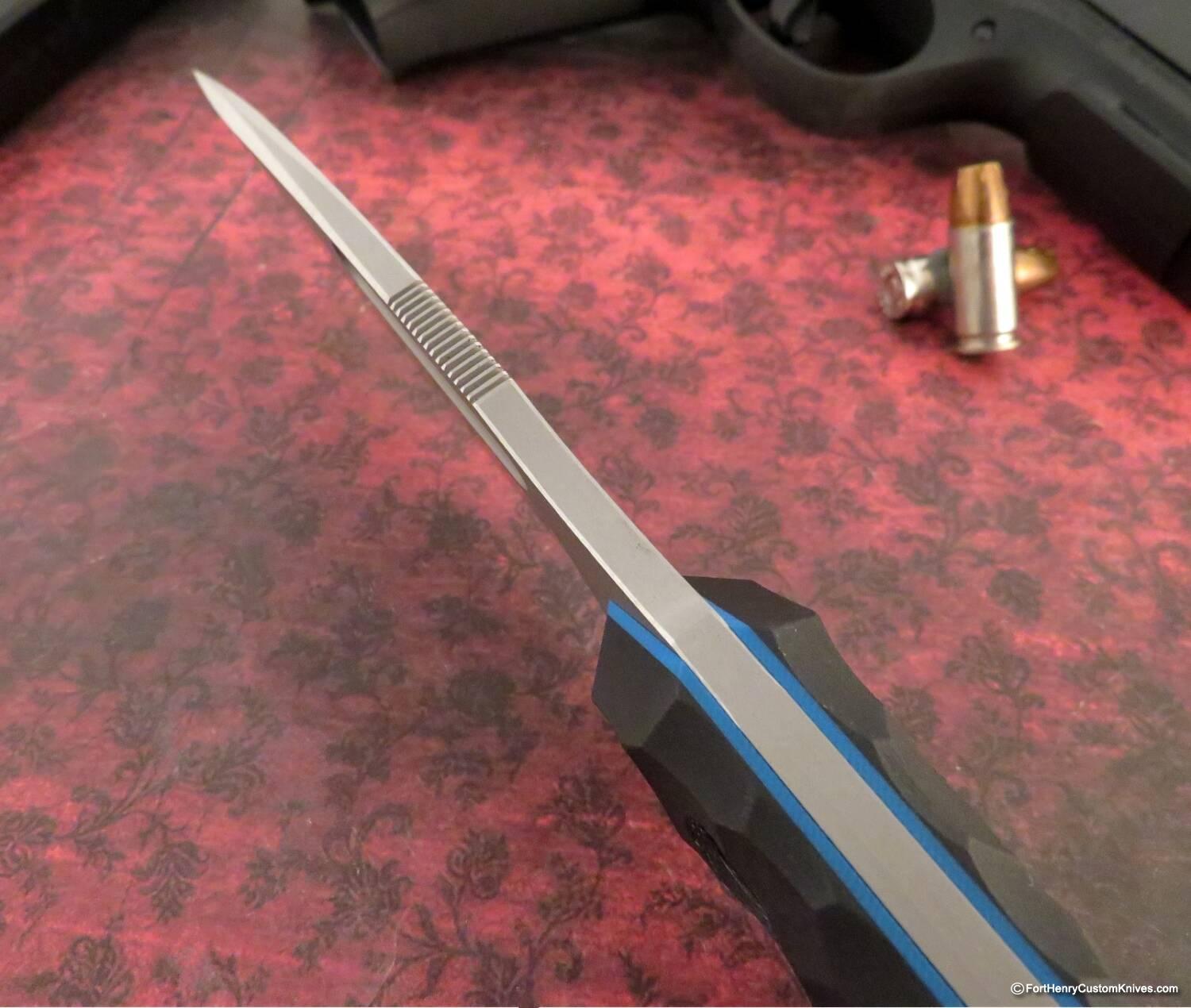 Piotr Gosciniak / PG Knives - Custom Cayman - Elmax - Black G-10 - Image 3