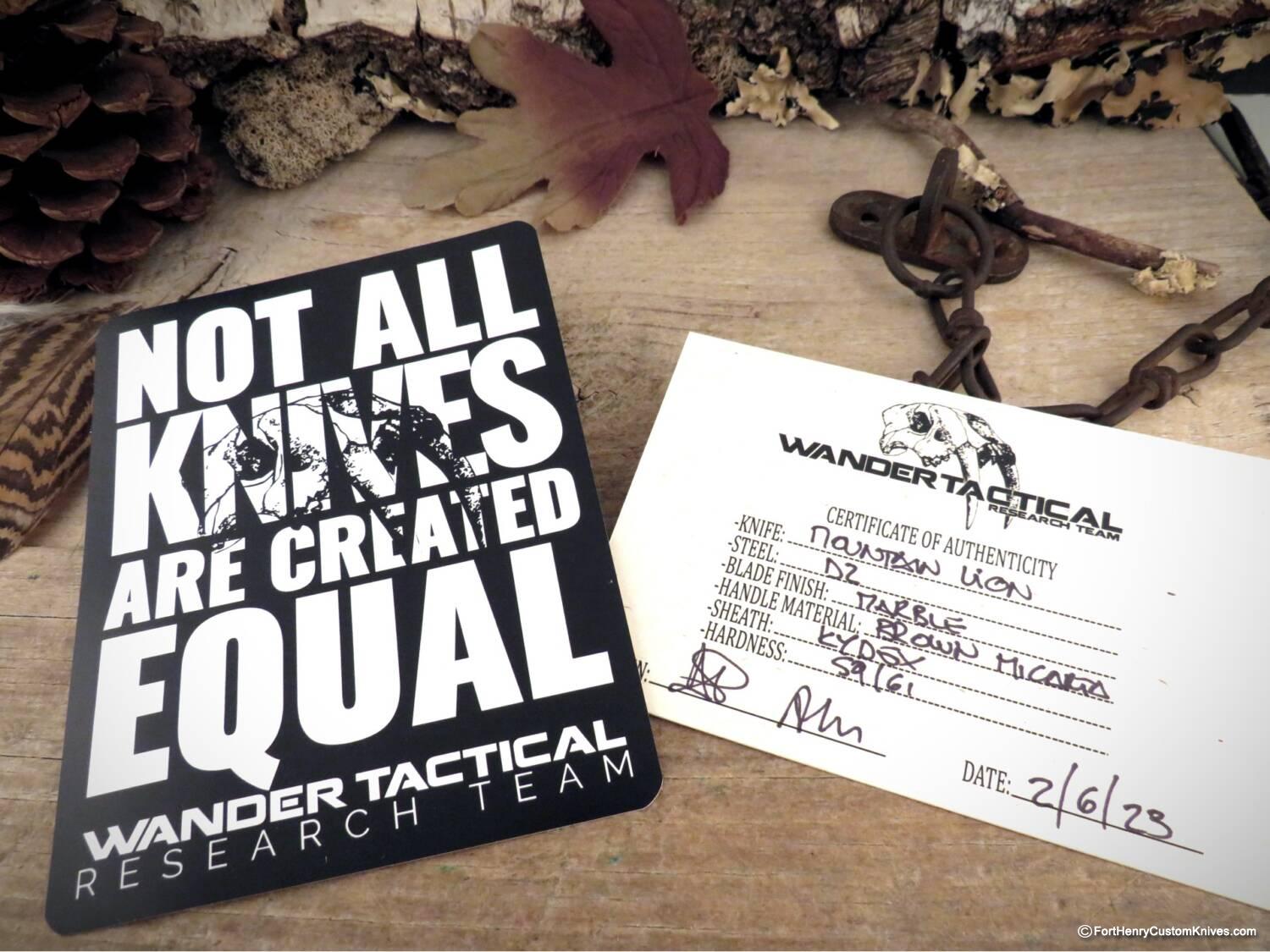 Wander Tactical - Mountain Lion - D2 - Custom Abstract Etch - Image 7