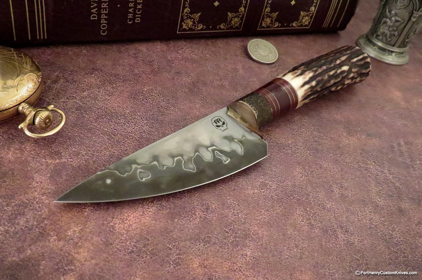 Mariano Yannoni - Camarada - Hand Forged "Sobral" San Mai - Sambar Stag