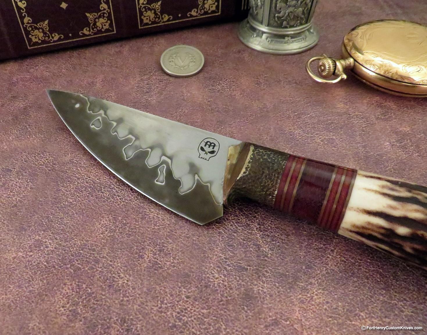 Mariano Yannoni - Camarada - Hand Forged "Sobral" San Mai - Sambar Stag - Image 2