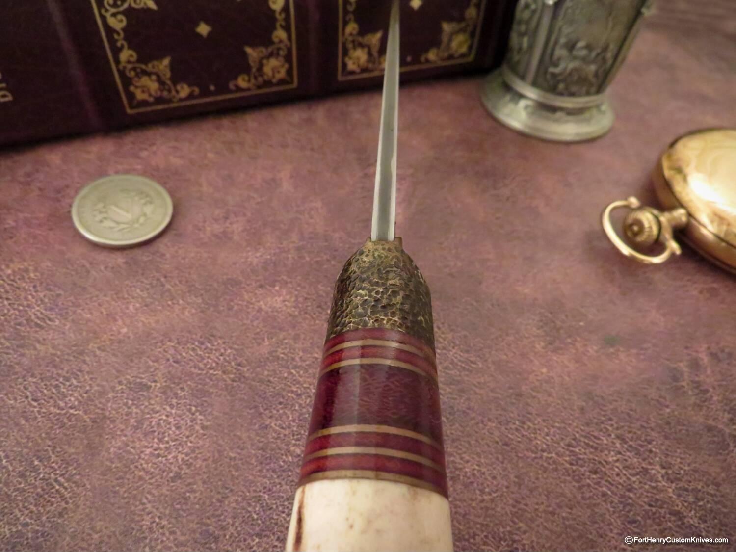 Mariano Yannoni - Camarada - Hand Forged "Sobral" San Mai - Sambar Stag - Image 3