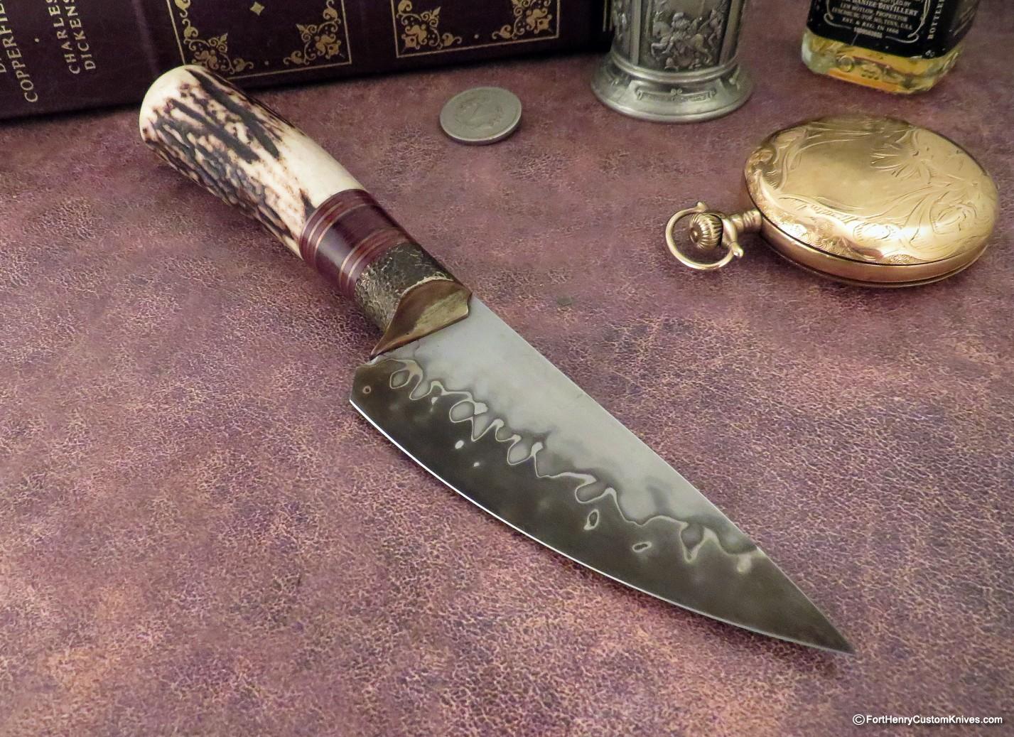 Mariano Yannoni - Camarada - Hand Forged "Sobral" San Mai - Sambar Stag - Image 5