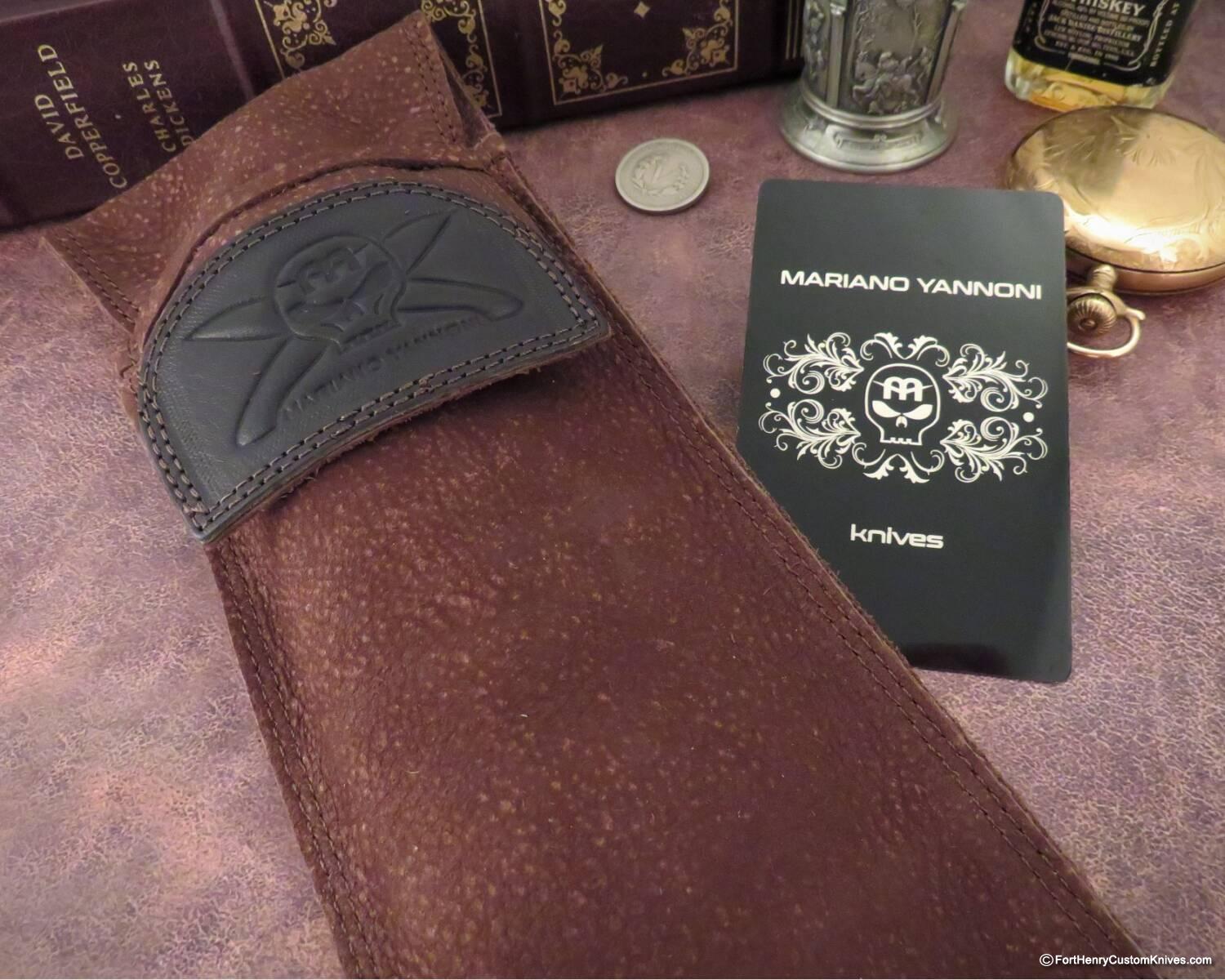 Mariano Yannoni - Camarada - Hand Forged "Sobral" San Mai - Sambar Stag - Image 8