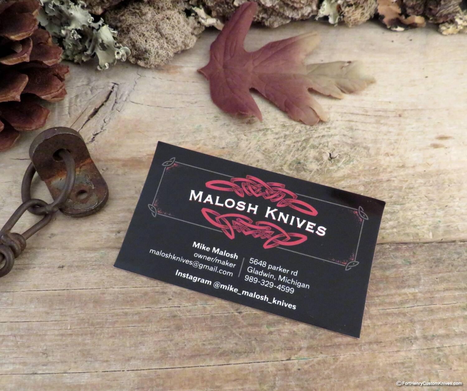 Mike Malosh - Custom Gambler's Bowie - Hand Forged - Popcorn Stag - Image 6