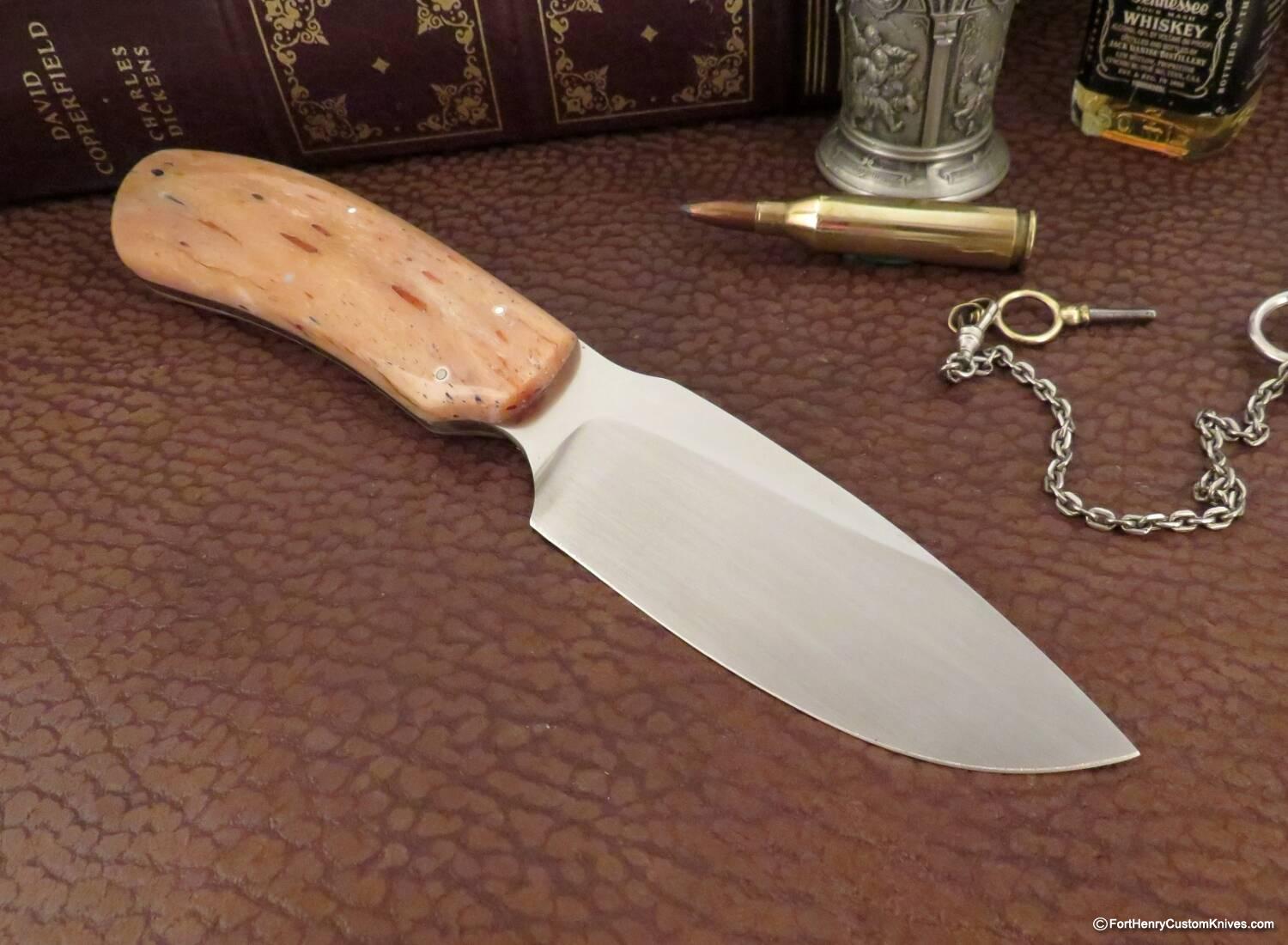 Arno Bernard Sr - Clip Point Hunter - S35VN - Kudu Horn - Image 4