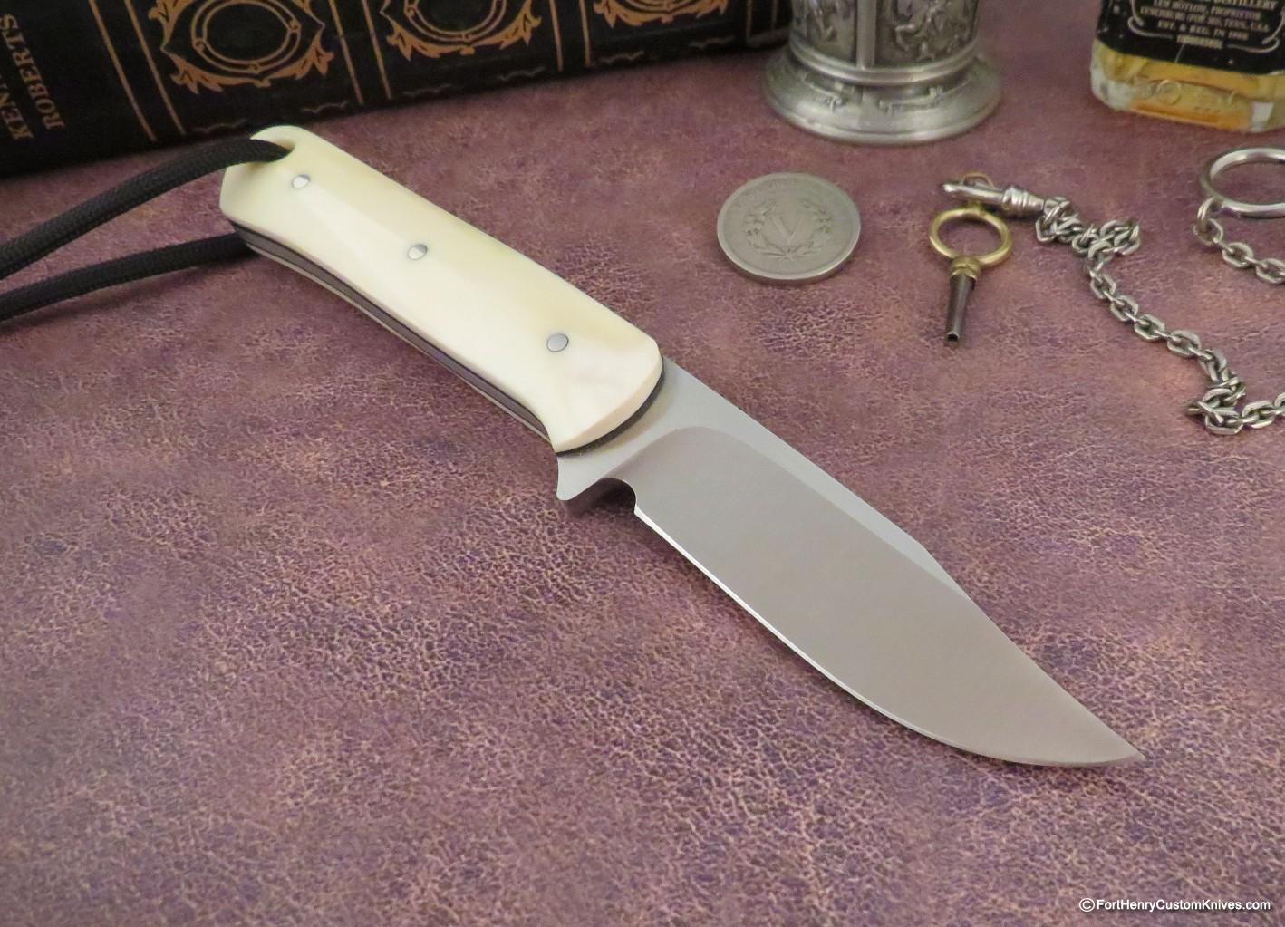 C. W. Fuller - Pocket Pal - Clip Point - Wart Hog Tusk - Image 4