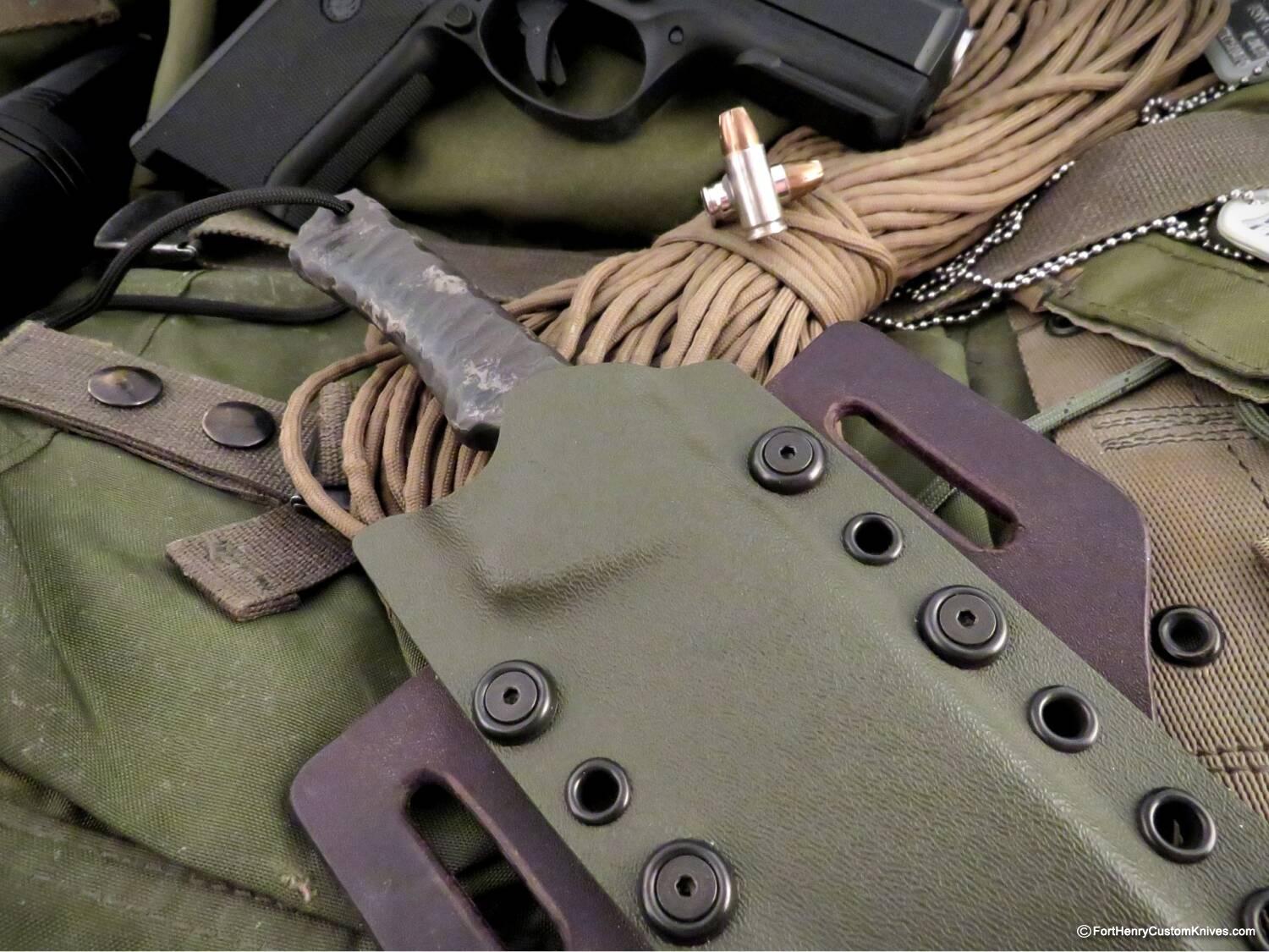 Miller Bros. Blades - RARE Custom Integral EDC Tanto - Z Wear - Image 7