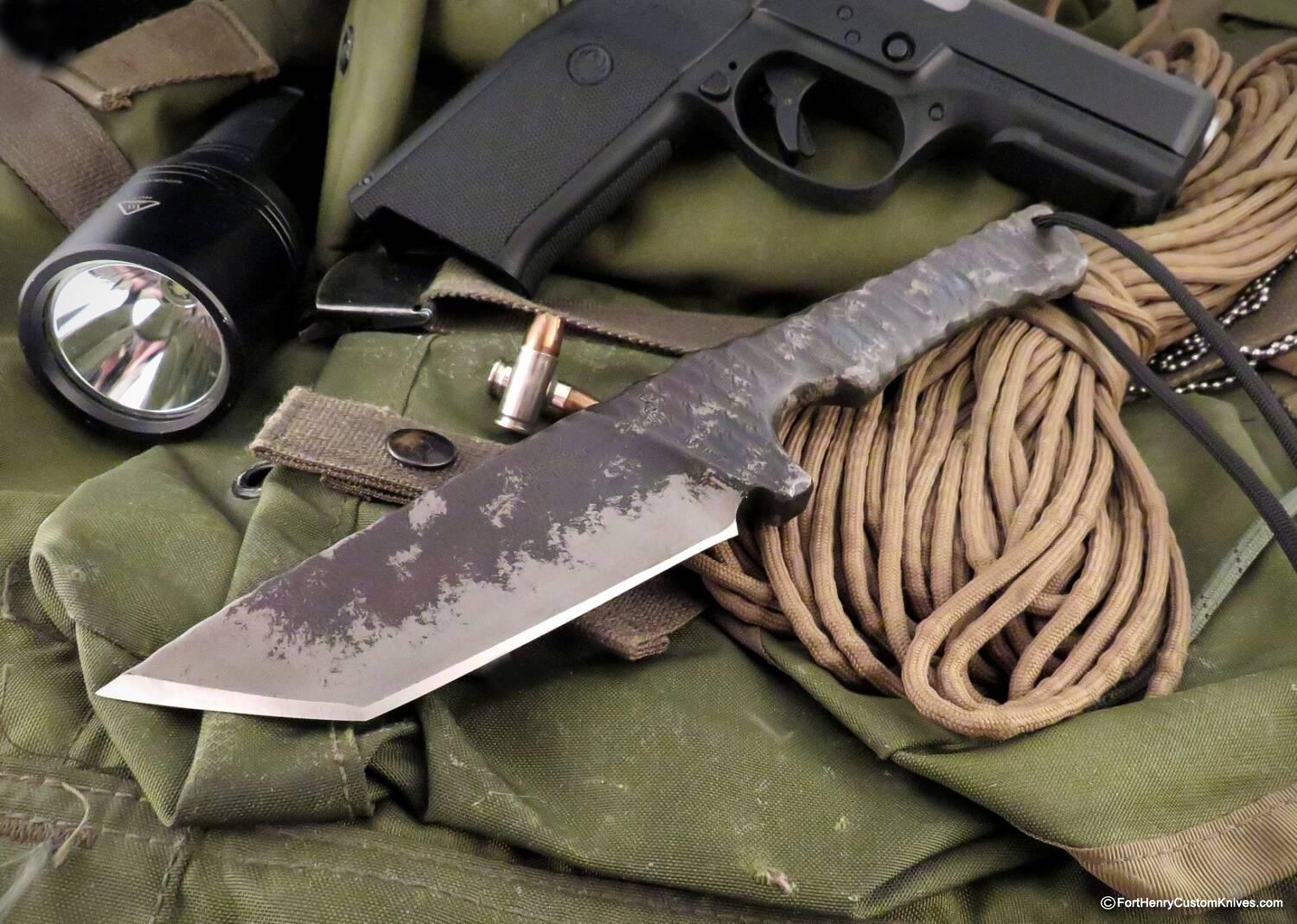 Miller Bros. Blades - RARE Custom Integral EDC Tanto - Z Wear