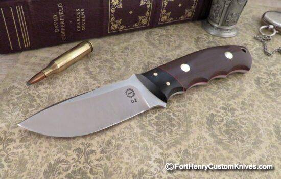 Bob Dozier - Custom Pro Skinner - Canvas Micarta - D2 - Image 6
