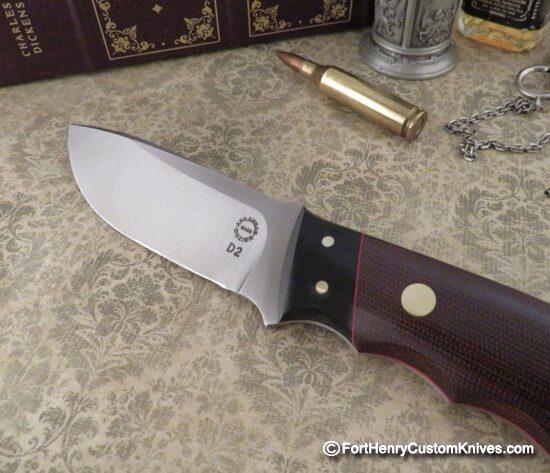 Bob Dozier - Custom Pro Skinner - Canvas Micarta - D2 - Image 2
