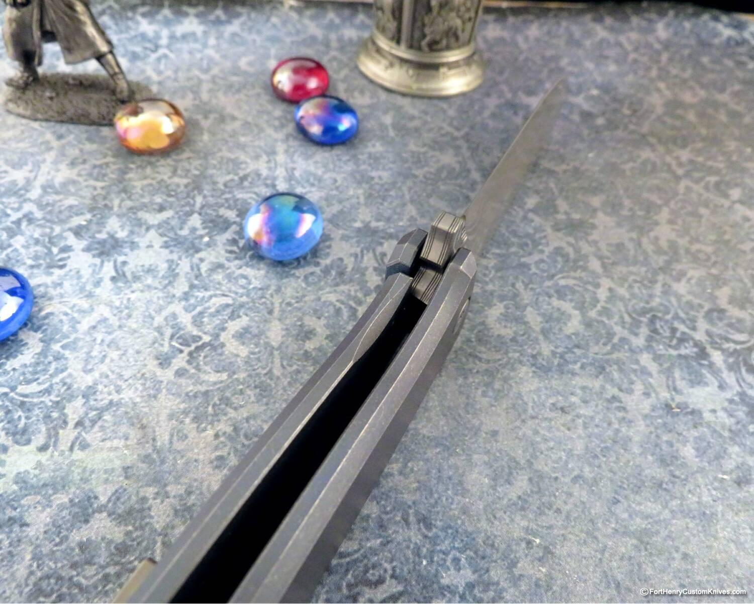 Kamil Dlugosz - Custom Arsen Flipper - Stainless Damasc - Image 4