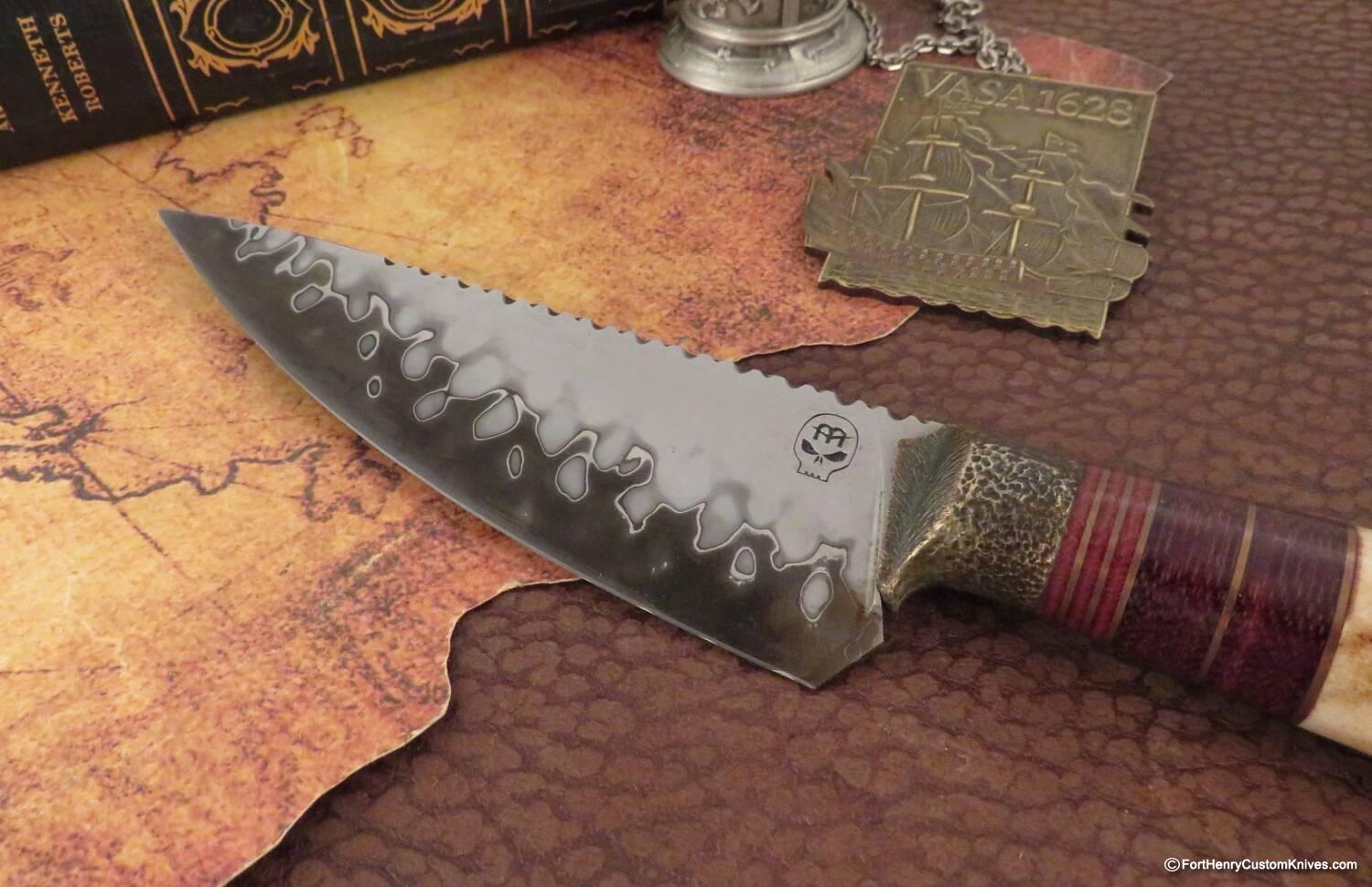 Mariano Yannoni - Presentation - Hand Forged San Mai - Stag - Image 2