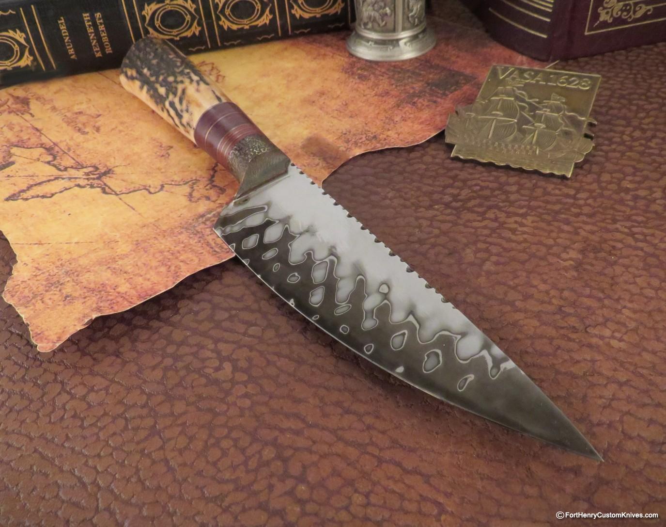 Mariano Yannoni - Presentation - Hand Forged San Mai - Stag - Image 4