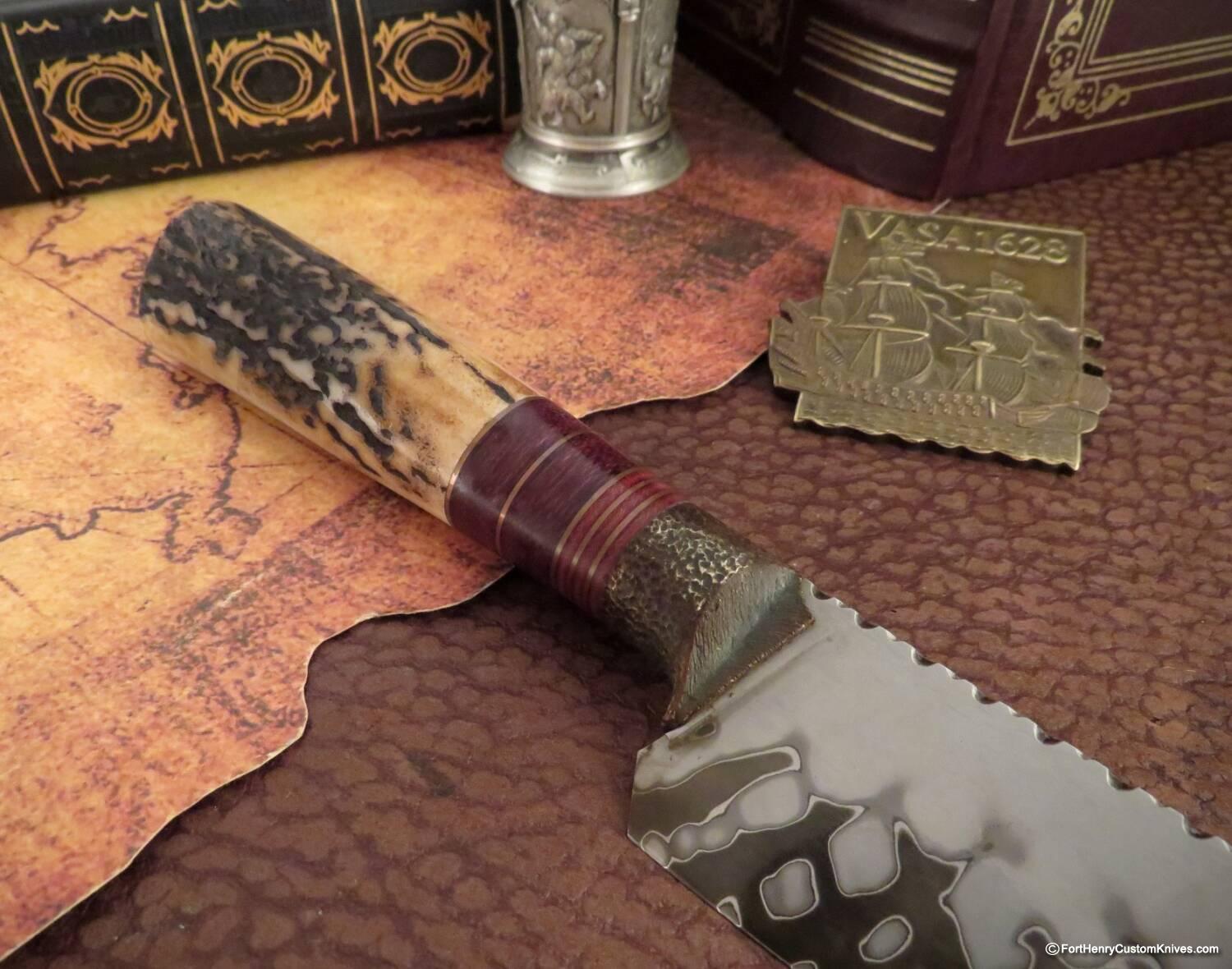 Mariano Yannoni - Presentation - Hand Forged San Mai - Stag - Image 5